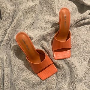 Orange heels